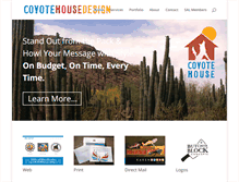 Tablet Screenshot of coyotehouse.com